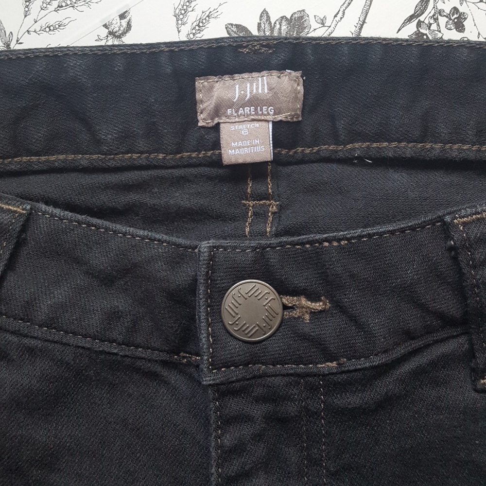 J.Jill Stretch Flare Leg Jeans - Picture 2 of 8